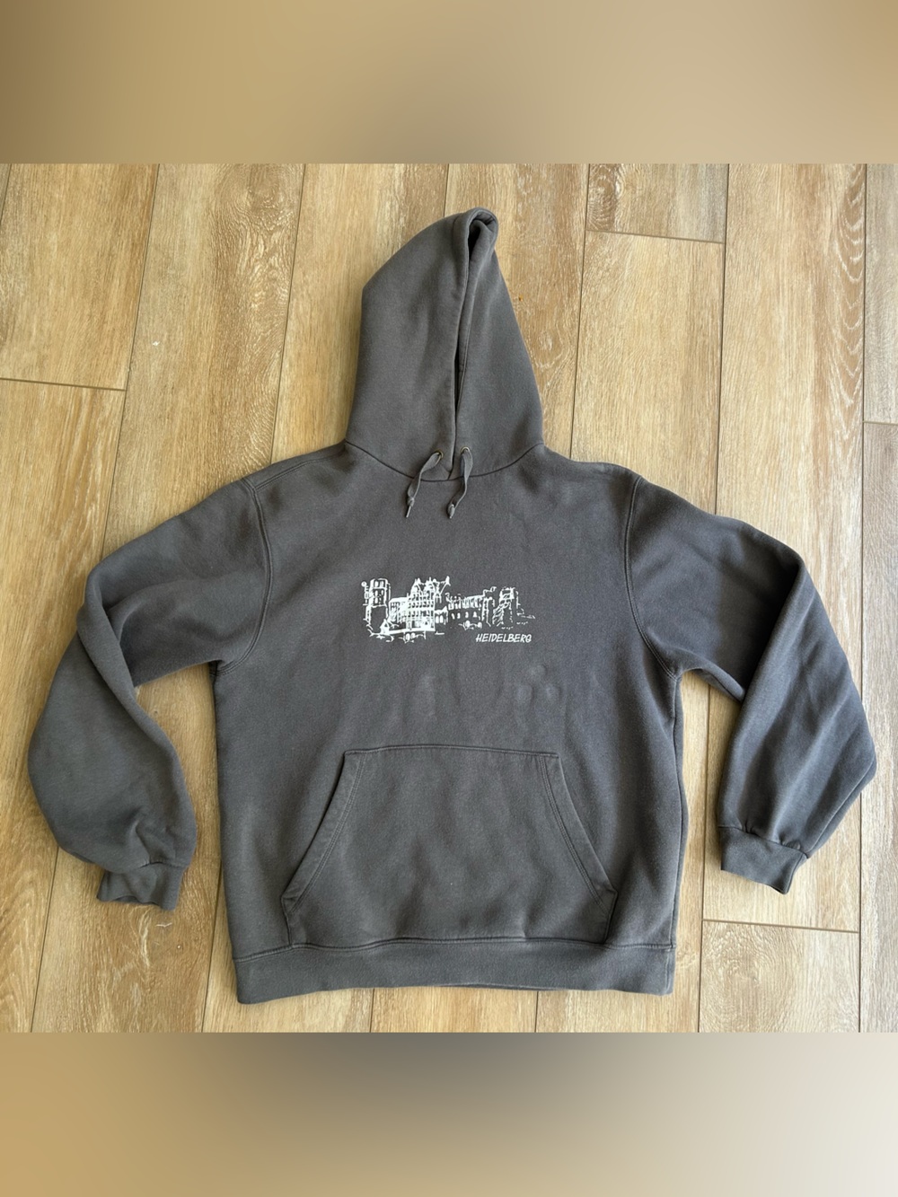 Heidelberg Graphic Hooded Sweatshirt - Charcoal Gray